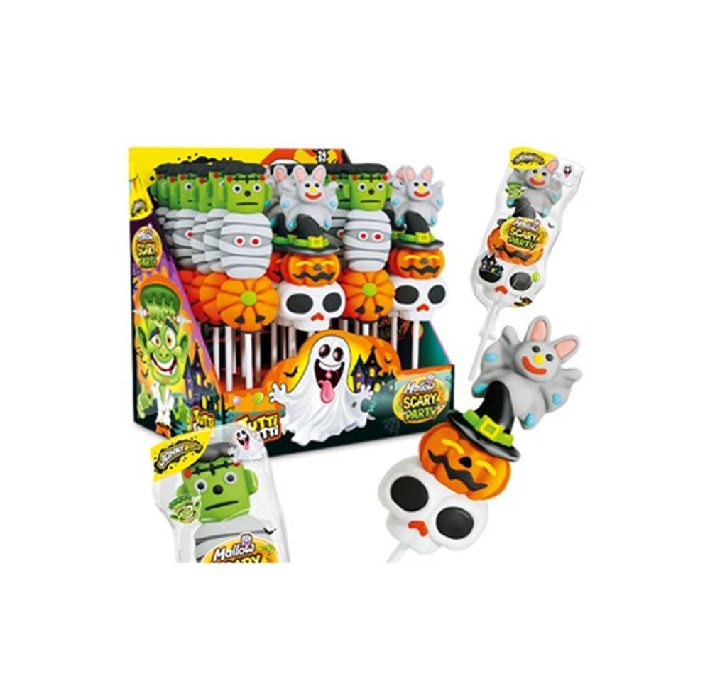 Маршмеллоу Ужастики Mallow Scary Party 35гр*24шт  JOHNY BEE