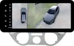 Магнитола для Hyundai i20 2009-2012 (кондиционер) - Teyes LUX ONE 360 монитор 12.3" 2K QLED на Android 10, Быстрая, CarPlay, 4G SIM-слот, 4 камеры в комплекте