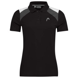 Женское поло Head Club 22 Tech W - black