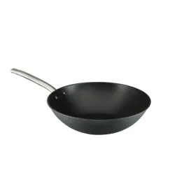 Сковорода Вок (WOK) 30 см h 7,5 см облегченный чугун ИНДУКЦИЯ P.L. Proff Cuisine