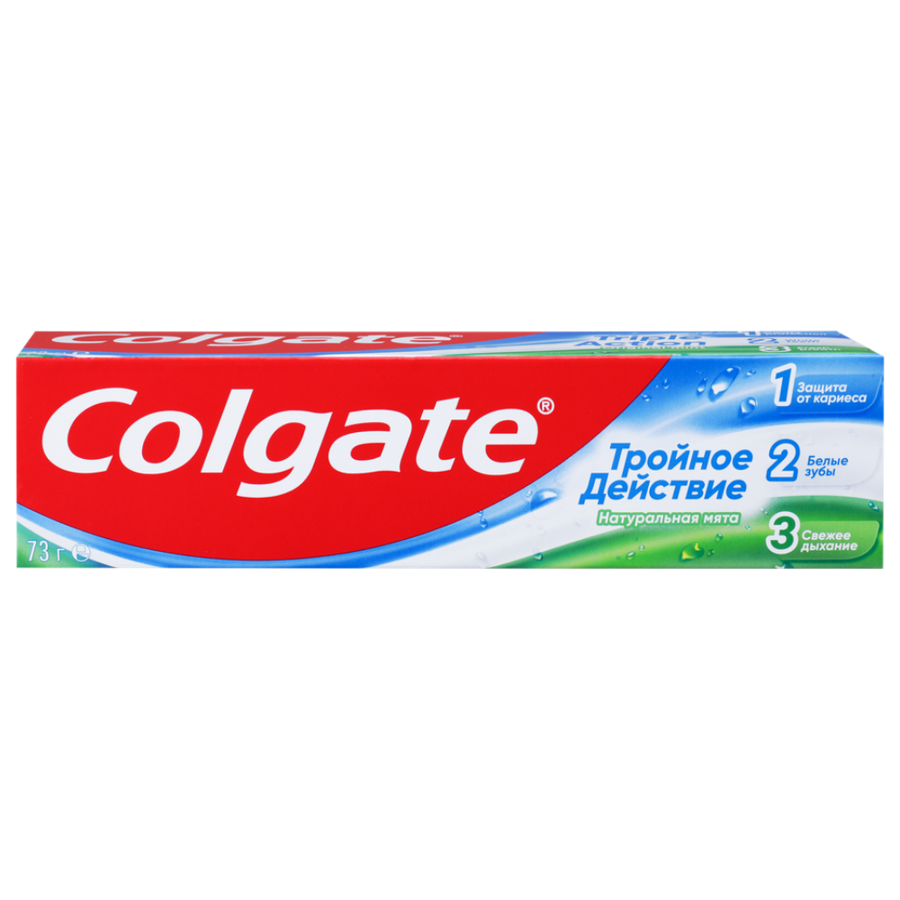 Зубная паста Colgate Тройное действие натуральная мята 50 мл