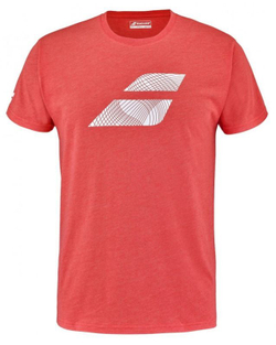 Мужская теннисная футболка Babolat Exercise Big Flag Tee Men - красный