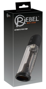 Автоматическая вакуумная помпа для пениса Rebel Automatic Pump (Цвет: черный)