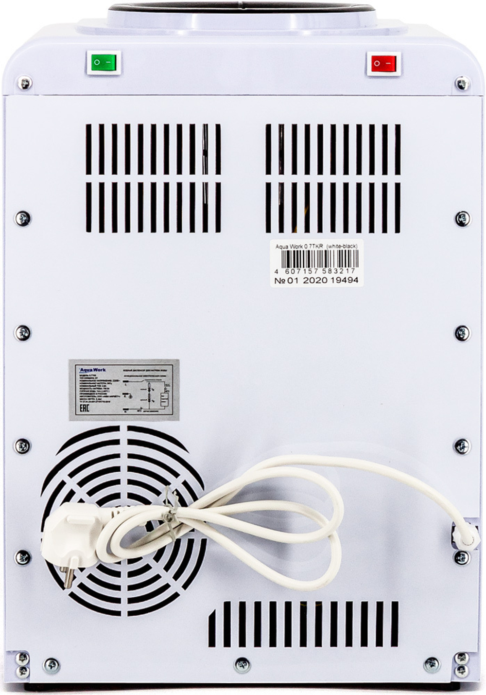 Настольный кулер для воды Aqua Work 0.7-TDR (white/black)