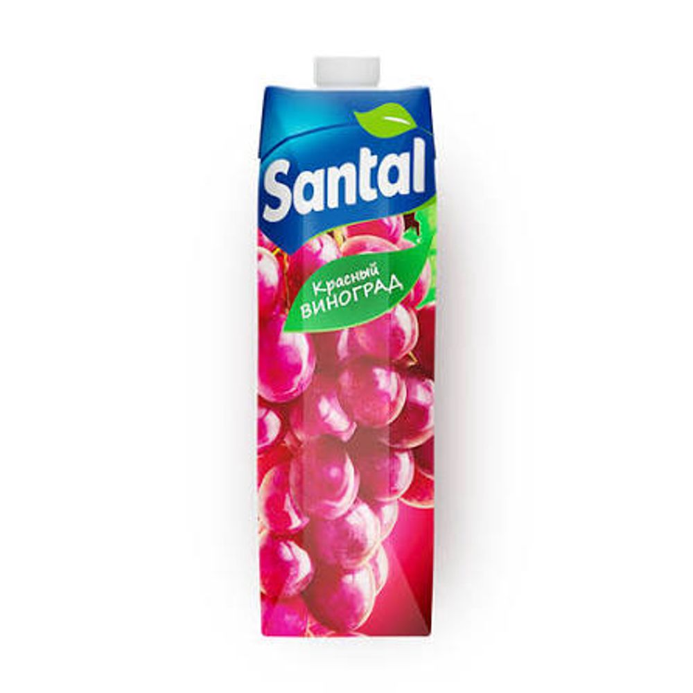 Напиток сокосодержащий Santal красный виноград 12х1л Prisma