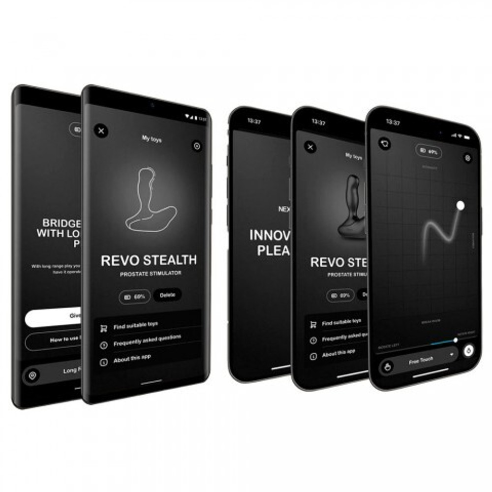 Вибромассажер простаты Nexus Revo Stealth App с вращающейся головкой