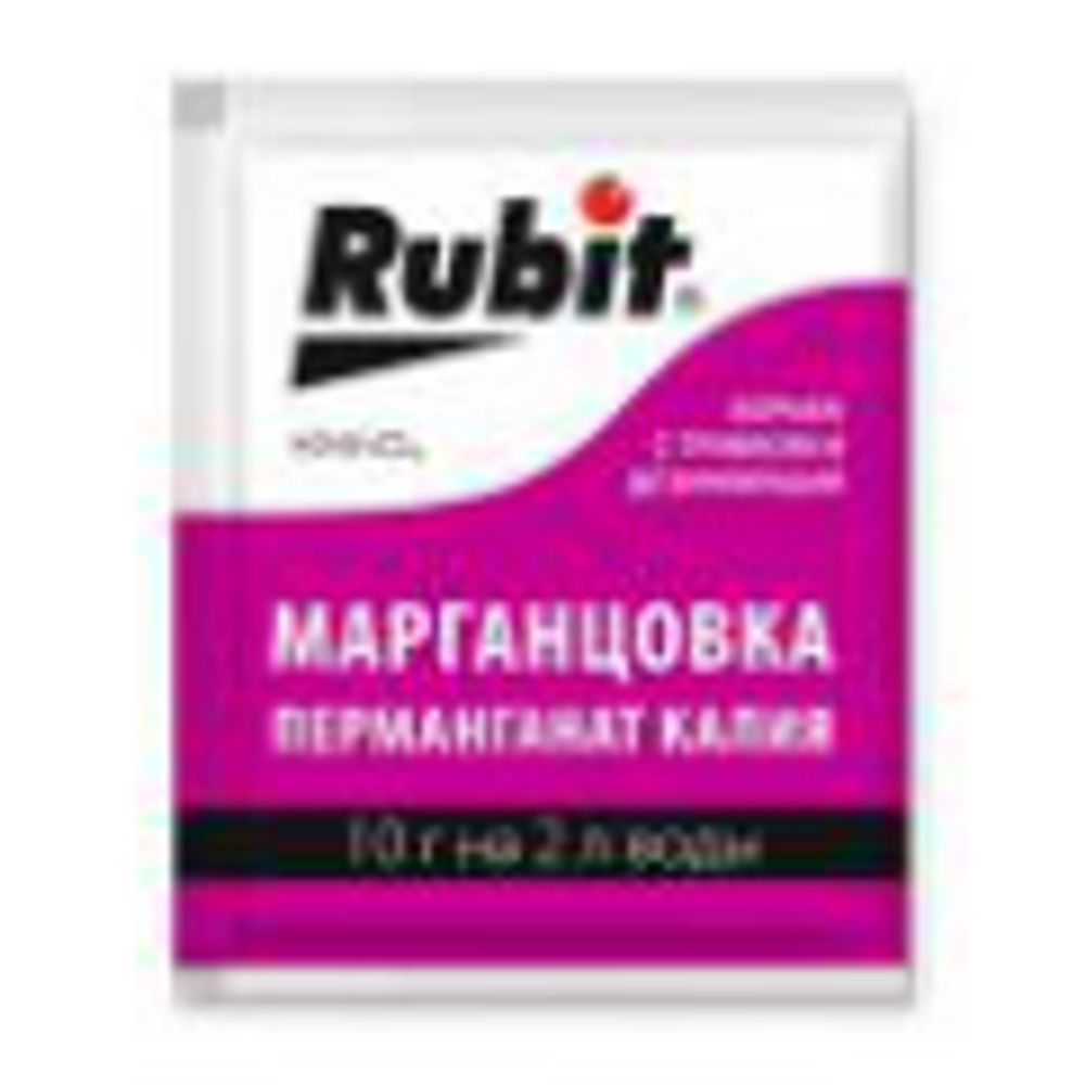 Перманганат калия Rubit марганцовка 10г