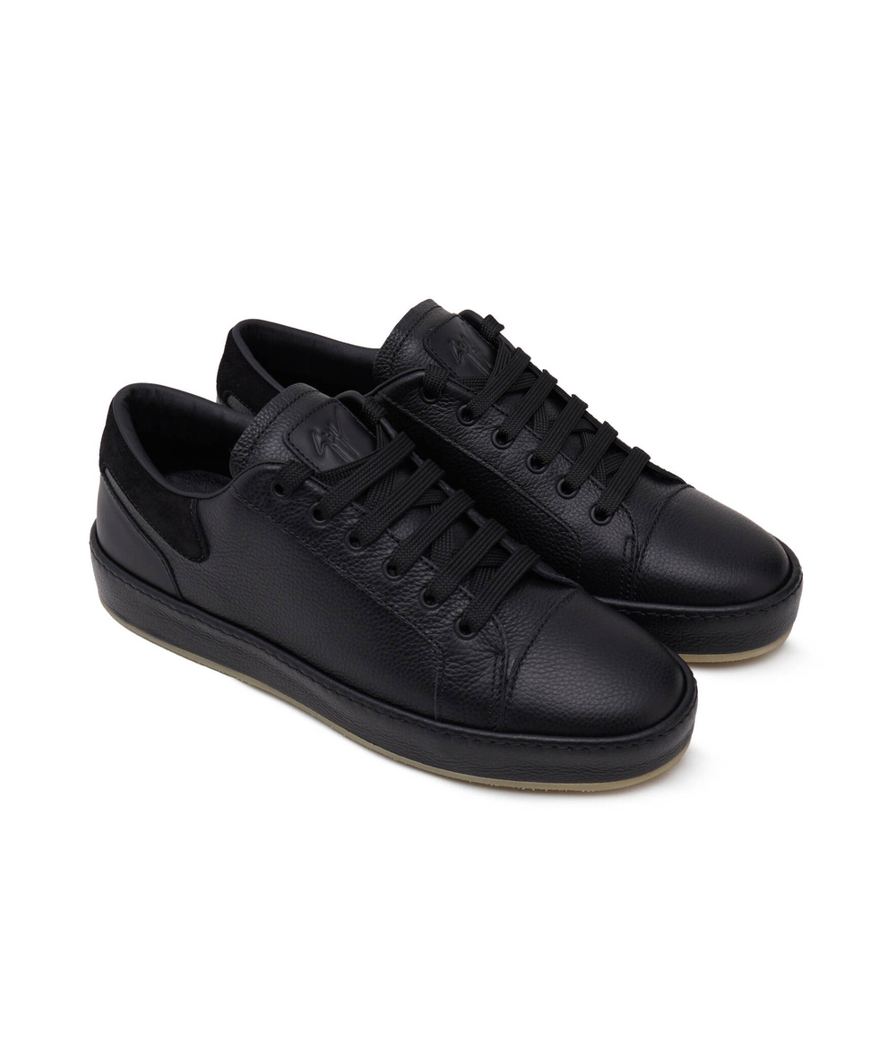 Кожаные кроссовки graffio Giuseppe Zanotti - черный(RM40016)