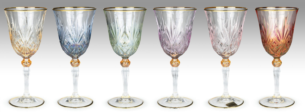 Набор Melody Gold Stemware Cre Art Золотой
