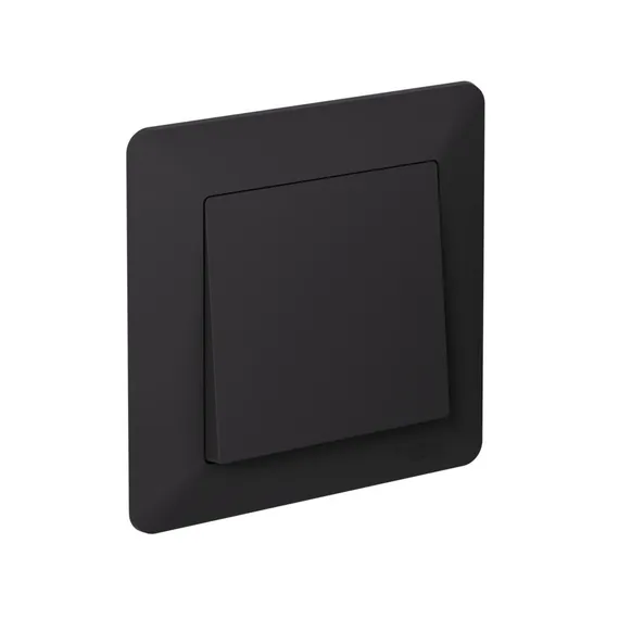 Рамка пластиковая на 1 пост Systeme Electric AtlasDesign Air Карбон ATN221001