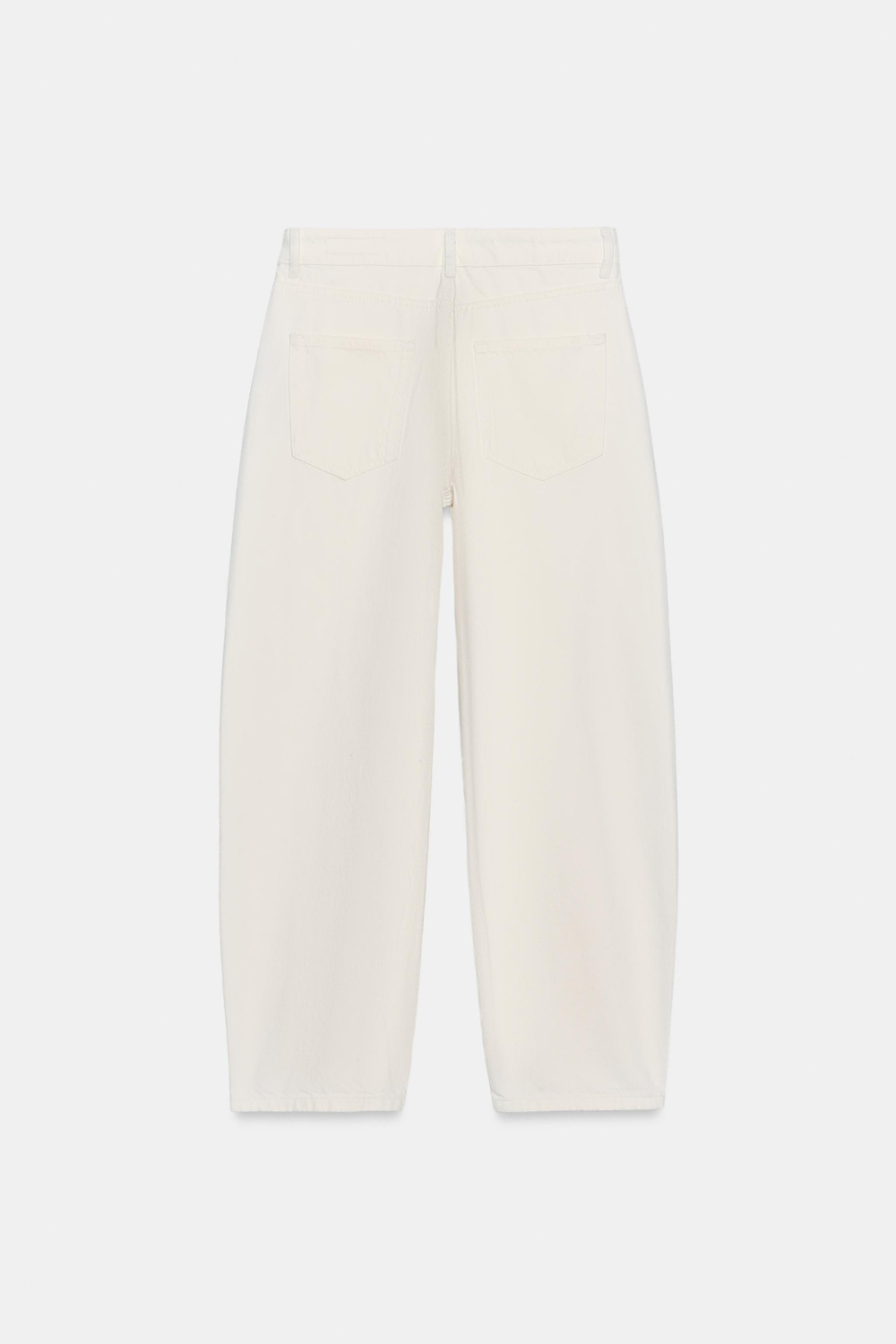 ЗАУЖЕННЫЕ ДЖИНСЫ СО СРЕДНЕЙ ПОСАДКОЙ — ZW COLLECTION — ZARA