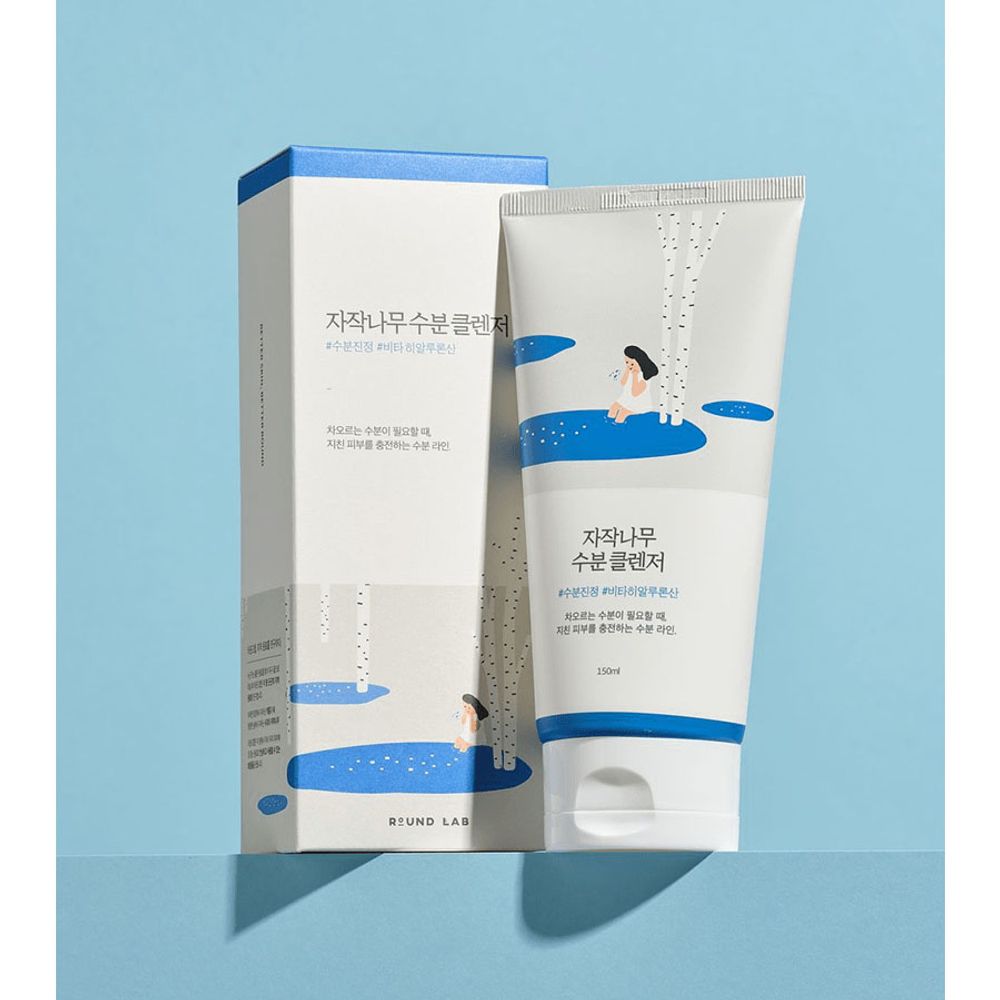 Пенка с березовым соком ROUND LAB Birch Juice Moisturizing Cleanser 150 мл