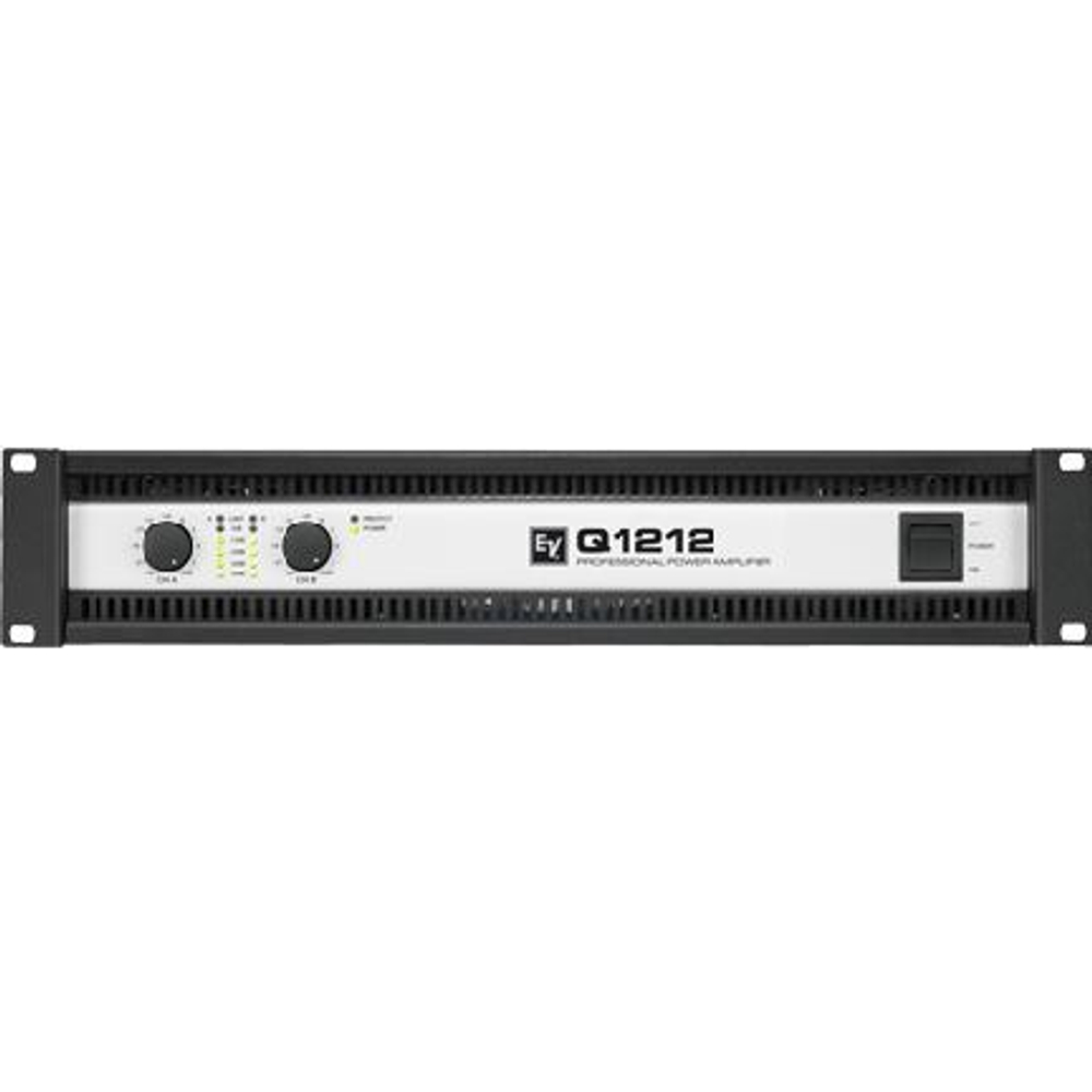 Electro-Voice Q1212 усилитель, 2 x 1800 Вт @ 2 Ом, 1200 Вт @ 4 Ом, 750 Вт @ 8 Ом, класс H