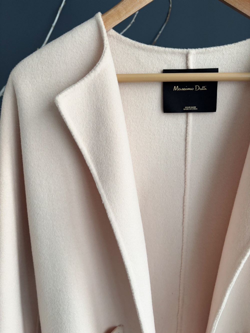 Шерстяное пальто Massimo Dutti, S
