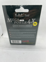 Шнур плетеный KDF MegaPower, 0,10 мм, 150м, разрывная нагрузка 5,3 кг, зеленый