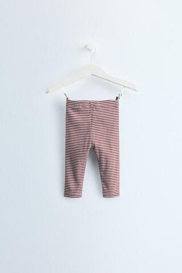 ZARA TIMELESS - ЛЕГИНСЫ В ПОЛОСКУ, ГРАНАТОВЫЙ