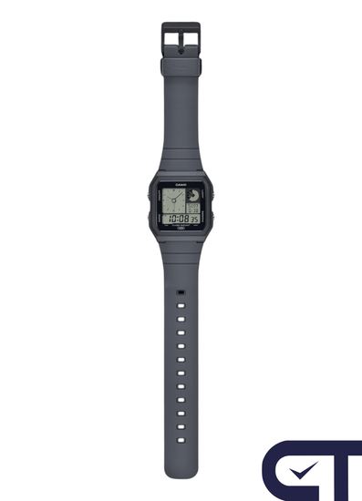 Casio LF-20W-8A2 — женские цифровые часы с мировым временем и пятью будильниками
