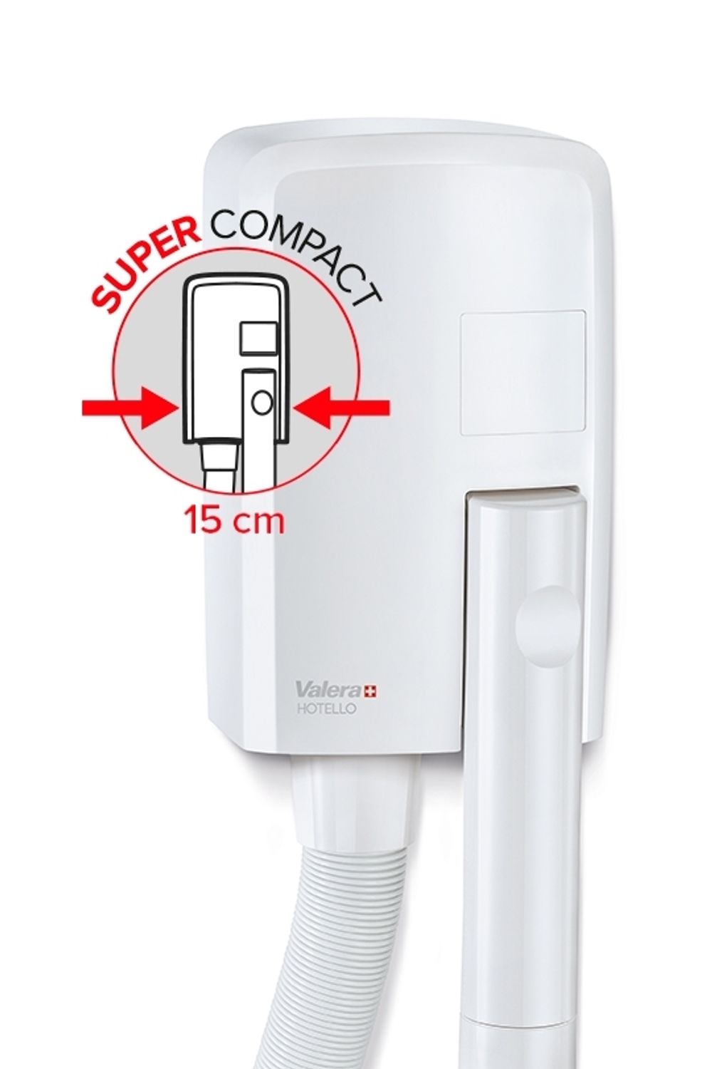 Настенный фен Valera Hotello BLDC - 1500 Вт (832.10/T) - 3
