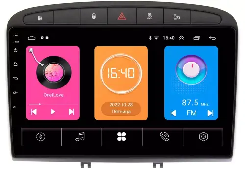Магнитола для Peugeot 308 2007-2014, 408 2012-2022 - GT9-9120 на Android 10
