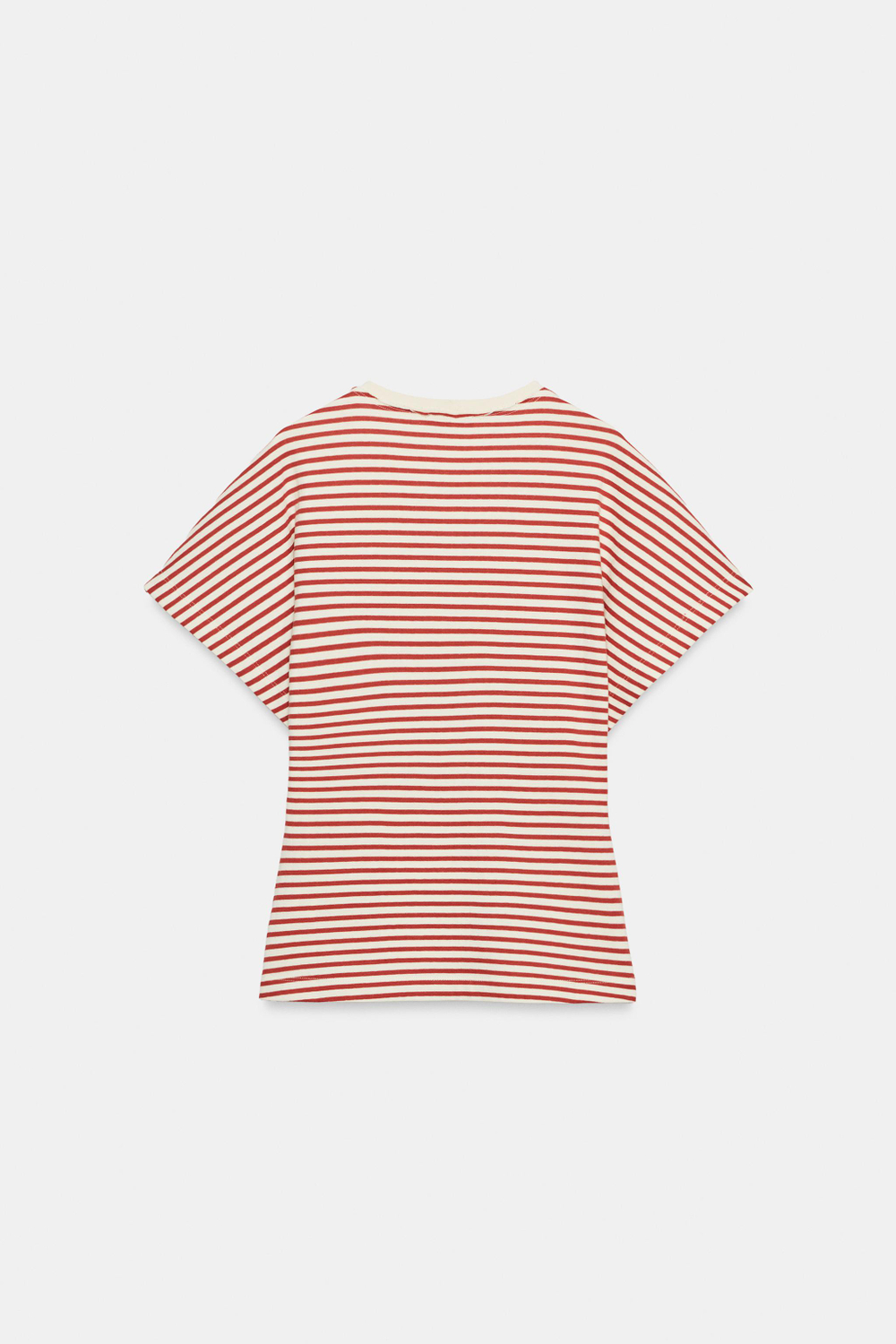 ФУТБОЛКА В ПОЛОСКУ С ШИРОКИМИ РУКАВАМИ — ZARA