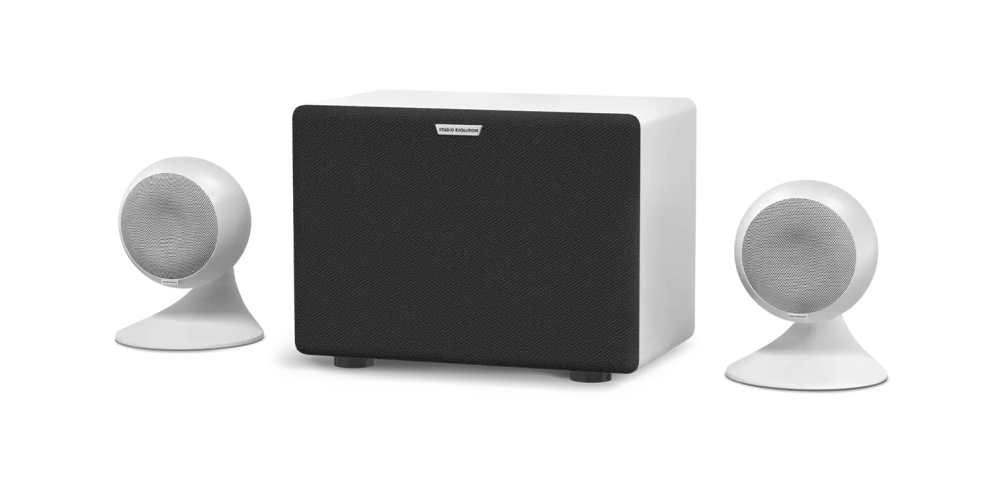Караоке система Evobox Plus с микрофонами + Акустическая система EvoSound Sphere