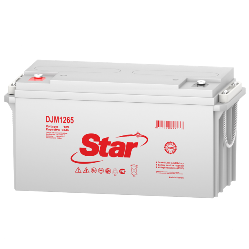 Аккумулятор STAR DJM1265 ( 65Ач / 12В ) AGM
