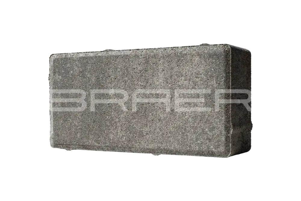 Тротуарная плитка Braer Прямоугольник, Color Mix Туман, 60 мм