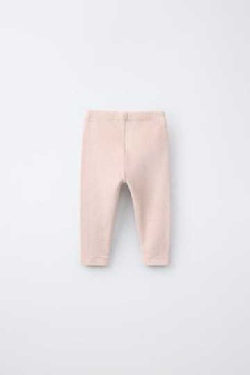 ZARA ОДНОТОННЫЕ ЛЕГИНСЫ SOFT TOUCH, РОЗОВЫЙ