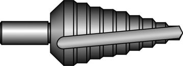 Ступенчатое сверло №0/5 (4,6,8,10,12), HSS E Bucovice Tools 691005