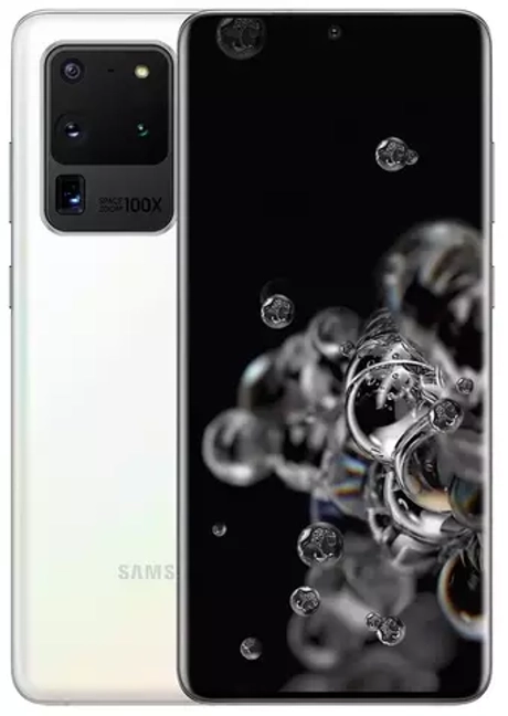 Смартфон Samsung Galaxy S20 Ultra 12/128 ГБ, Dual nano SIM, белый