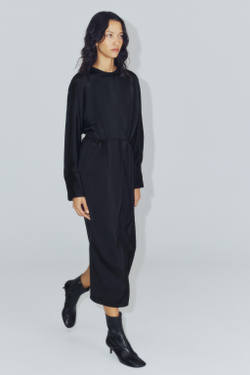 ZARA КОЖАНЫЕ БОТИЛЬОНЫ НА КАБЛУКЕ, ЧЕРНЫЙ