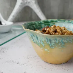 Салатник 175 мл 11,5*11 см h6 см емкость для закусок Green Flower Frutti di Mare P.L. [1]