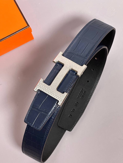 Ремень Hermes из кожи крокодила