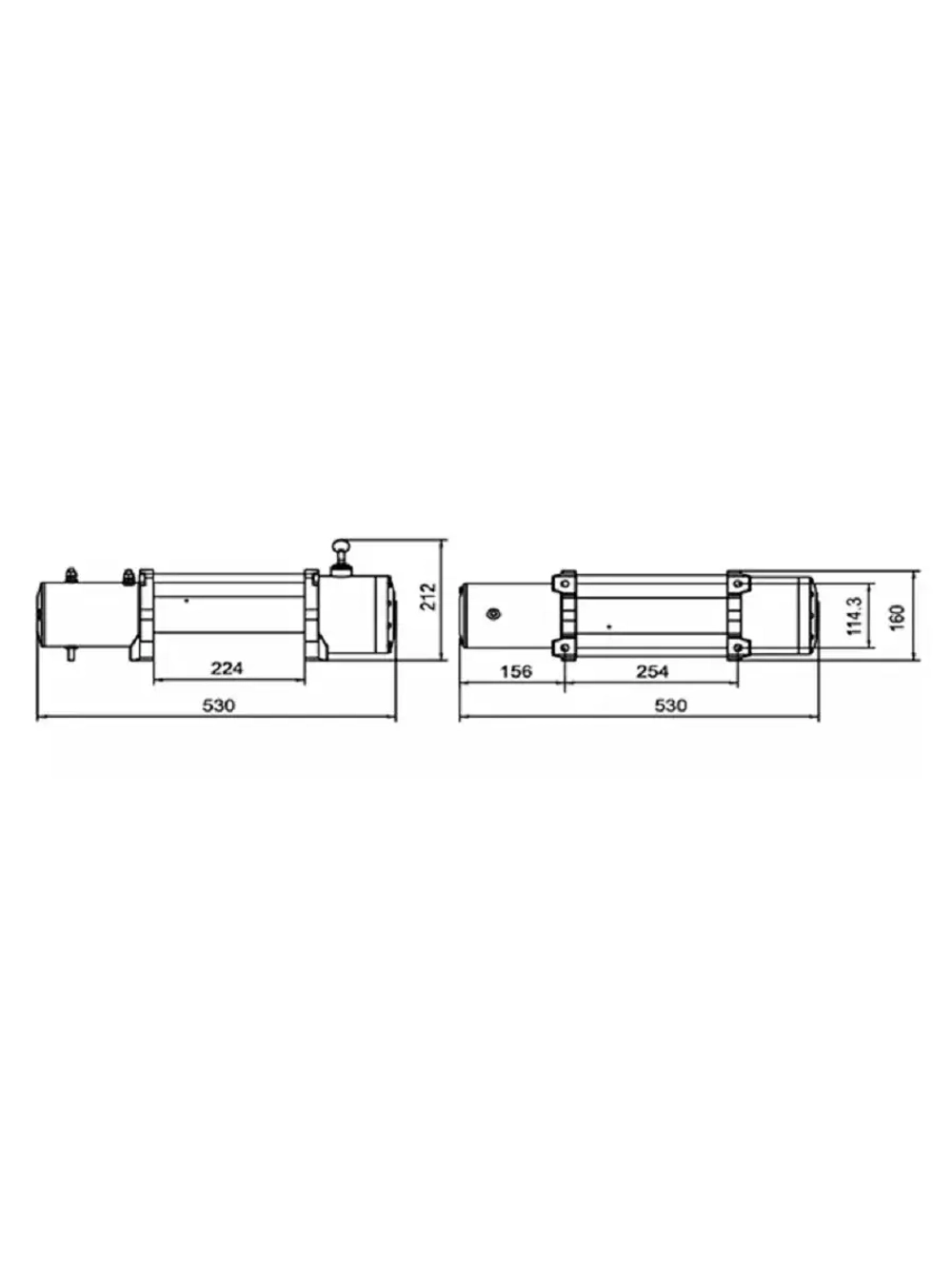 Лебедка KIWI WINCHES Lbs 12000