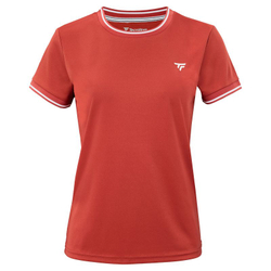 Женская теннисная футболка Tecnifibre Team Tech - terracotta