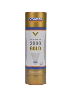 Воланы для бадминтона Victor 2000 Gold 6P - yellow
