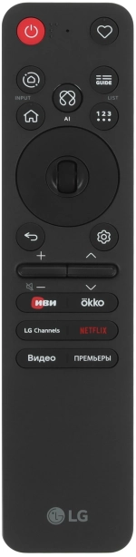 Телевизор OLED LG 48" OLED48C6RLA.ARUG черный/серебристый 4K Ultra HD 120Hz DVB-T DVB-T2 DVB-C DVB-S2 USB WiFi Smart TV