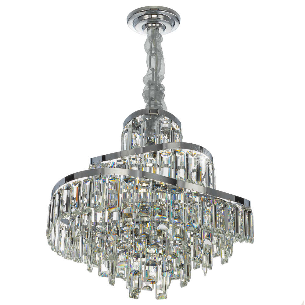 Citilux NAIAD CL315151 Люстра хрустальная подвесная Хром