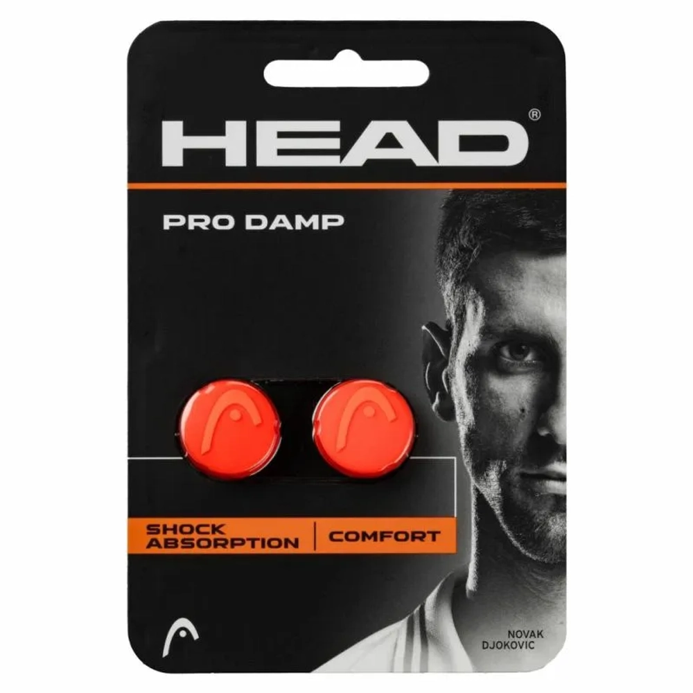 Теннисный виброгаситель Head Pro Damp 2P - solar red