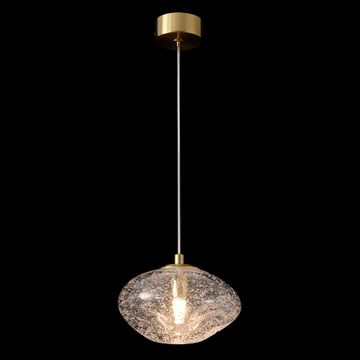 Светильник подвесной 1*G9 FORMLESS SP1 TRANSPARENT золото/прозрачный Crystal Lux