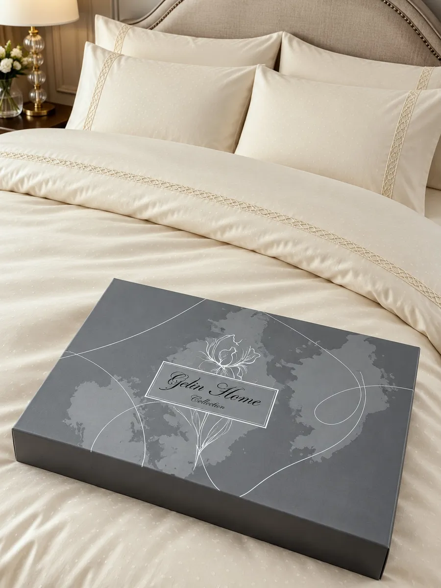 Gelin Home КПБ 6 пр. MYKONOS бежевый цвет пододеяльник 200*220, простынь 240*260, наволочки 50*70 2шт, декоративные наволочки 50*70 2шт GLNN204 — фото 2