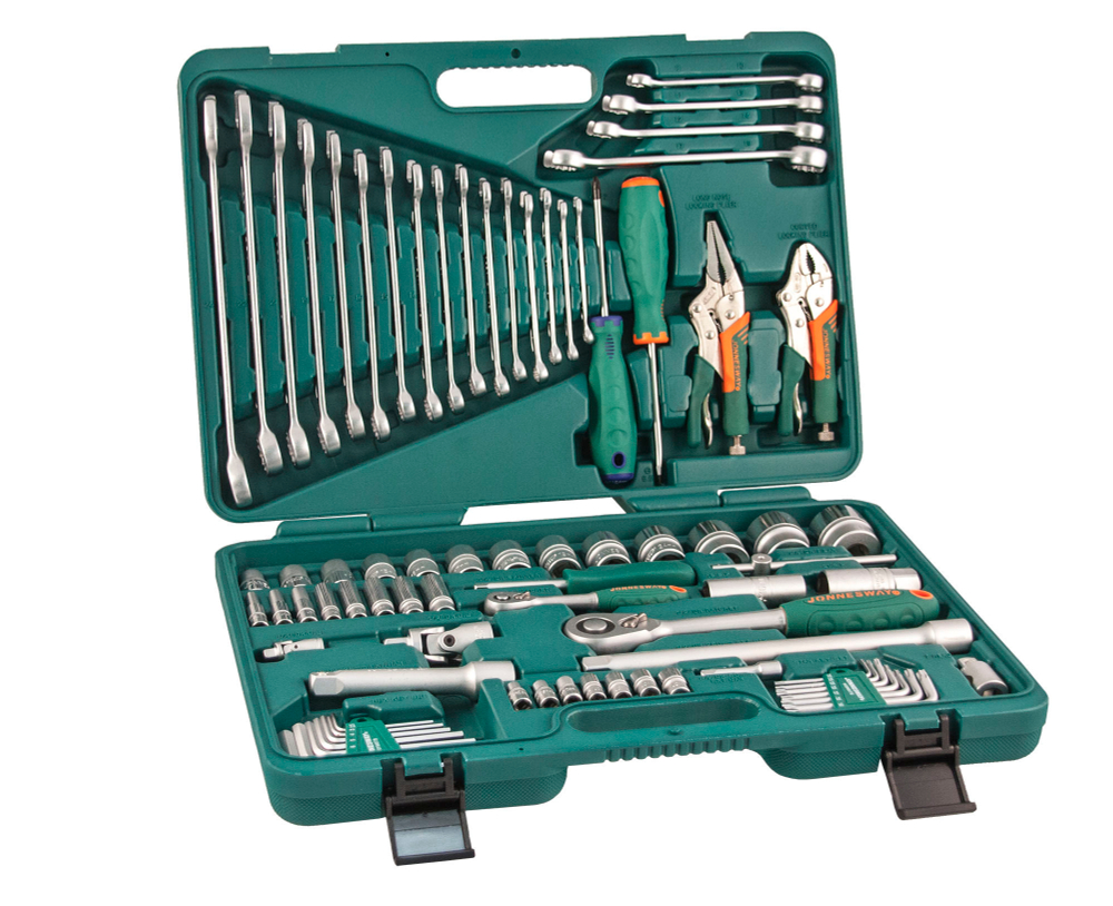 S04H52478S Набор инструмента универсальный 1/4", 1/2"DR, 78 предметов
