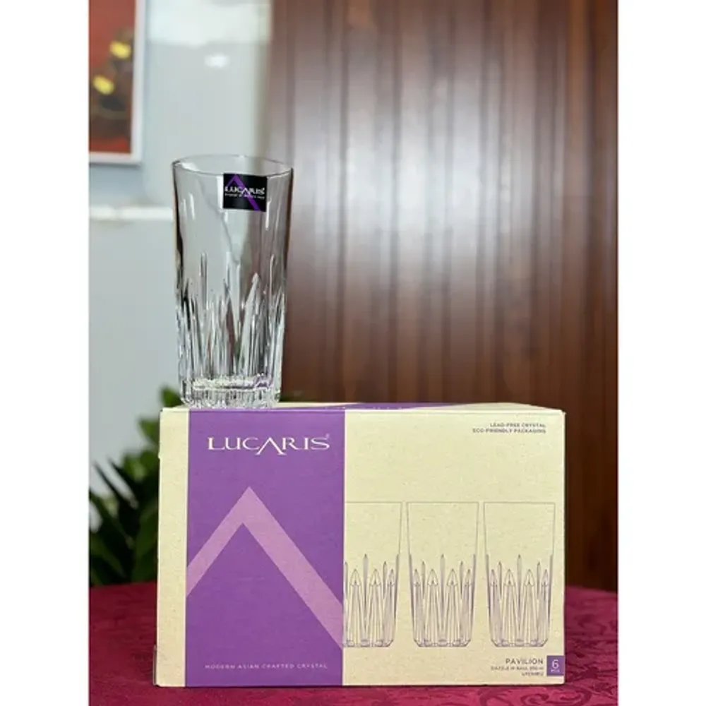 Стакан Хайбол 350 мл хр. стекло "Dazzle Pavilion" d 7,2/5,8 см h14,5 см Lucaris [6]