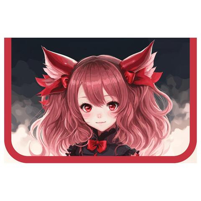 Пенал 1 отделение 200*130 "Kawaii" (Спейс)