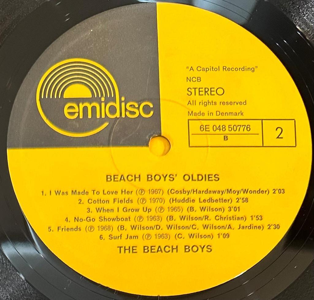 Beach Boys- Beach Boys' Oldies (Дания)