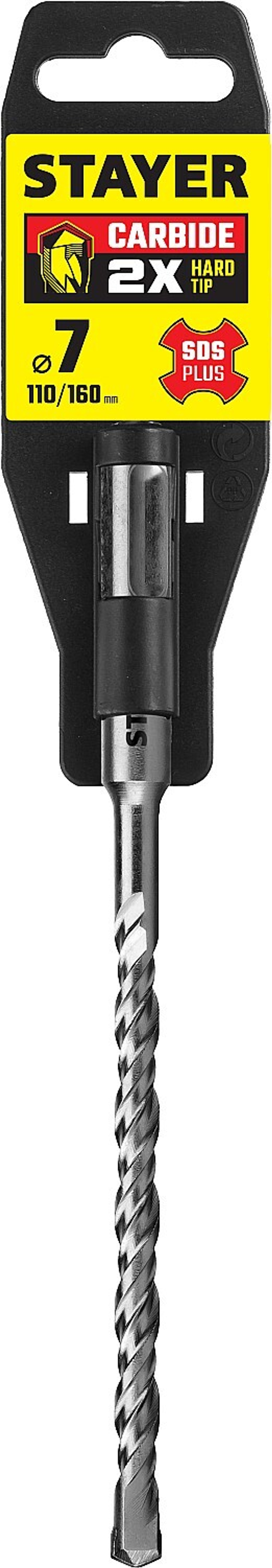 STAYER 7 x 160 мм, SDS-plus бур, Professional (2930-160-07)