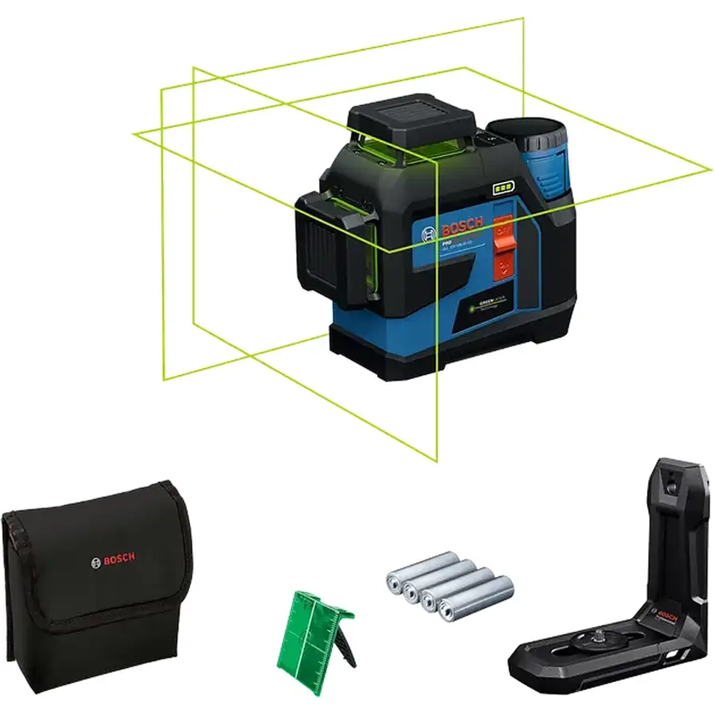 Лазерный нивелир GLL 12V-100-33 CG + LB10 + AA1 BOSCH 0601065400