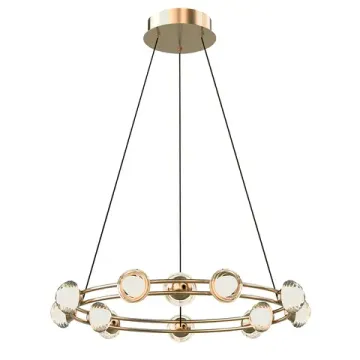 Подвесная люстра 39.6W 4000K 4382-12P золото Rondell Favourite