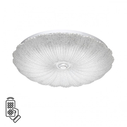7729/48L PIKO LED SN 000 Светильник металл/пластик/белый/прозрачный LED 48Вт 3000-6000K D380 IP20 пульт ДУ FORTUNA