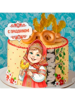 Формат А4 Вафельная картинка Русская сказка